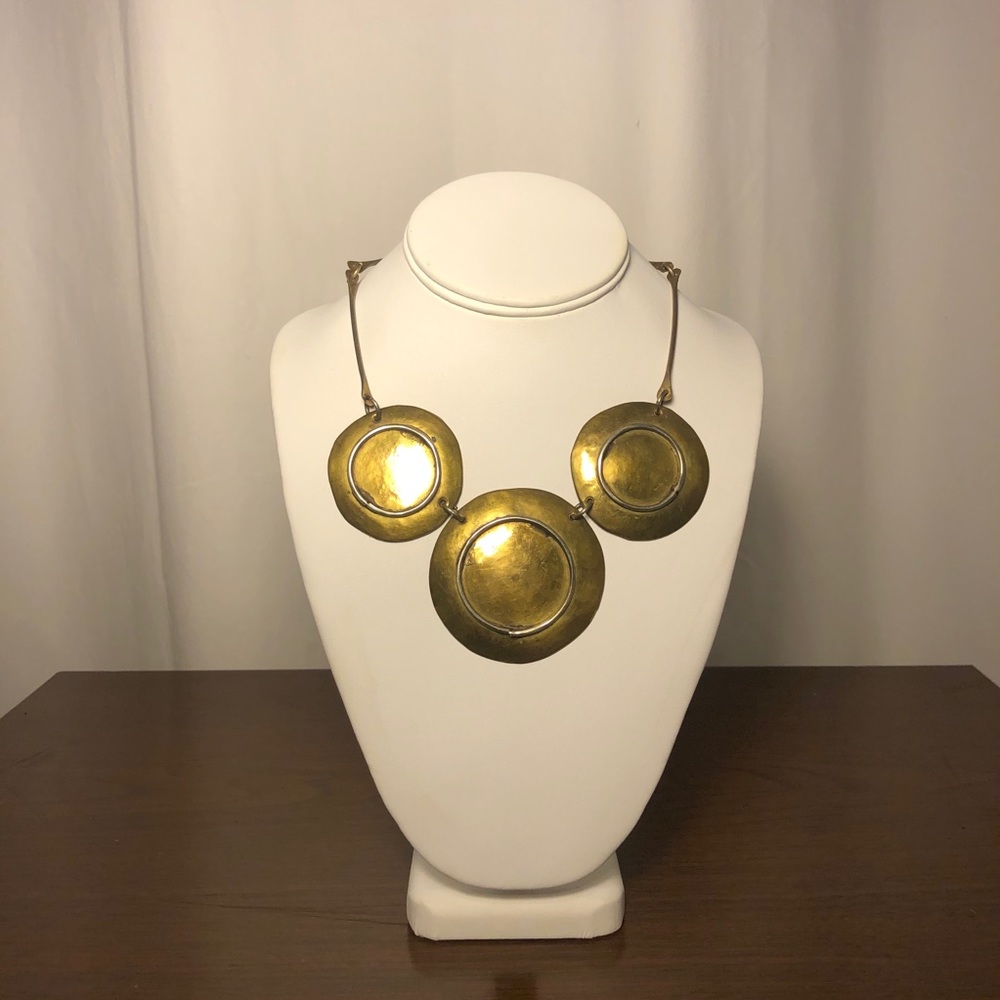 Lillo Brass Modernist Necklace 60’s & 70’s